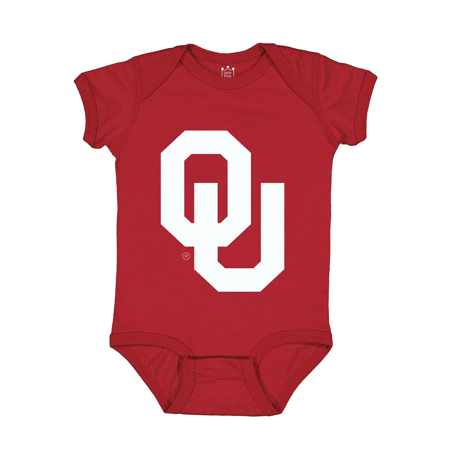 Little King NCAA Short Sleeve Onesie-Big Logo
