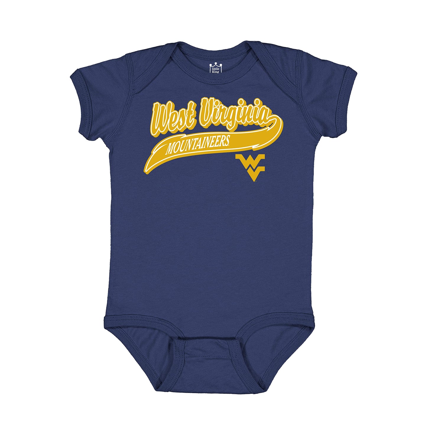 Little King NCAA Short Sleeve Onesie-Varsity Logo