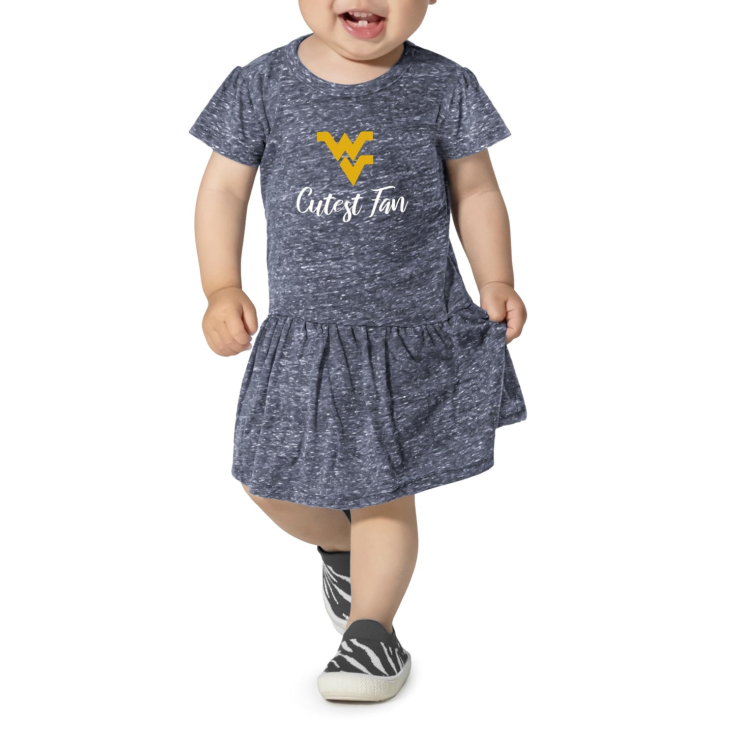 Little King NCAA Infant Girls Knobby Dress-Cutest Fan