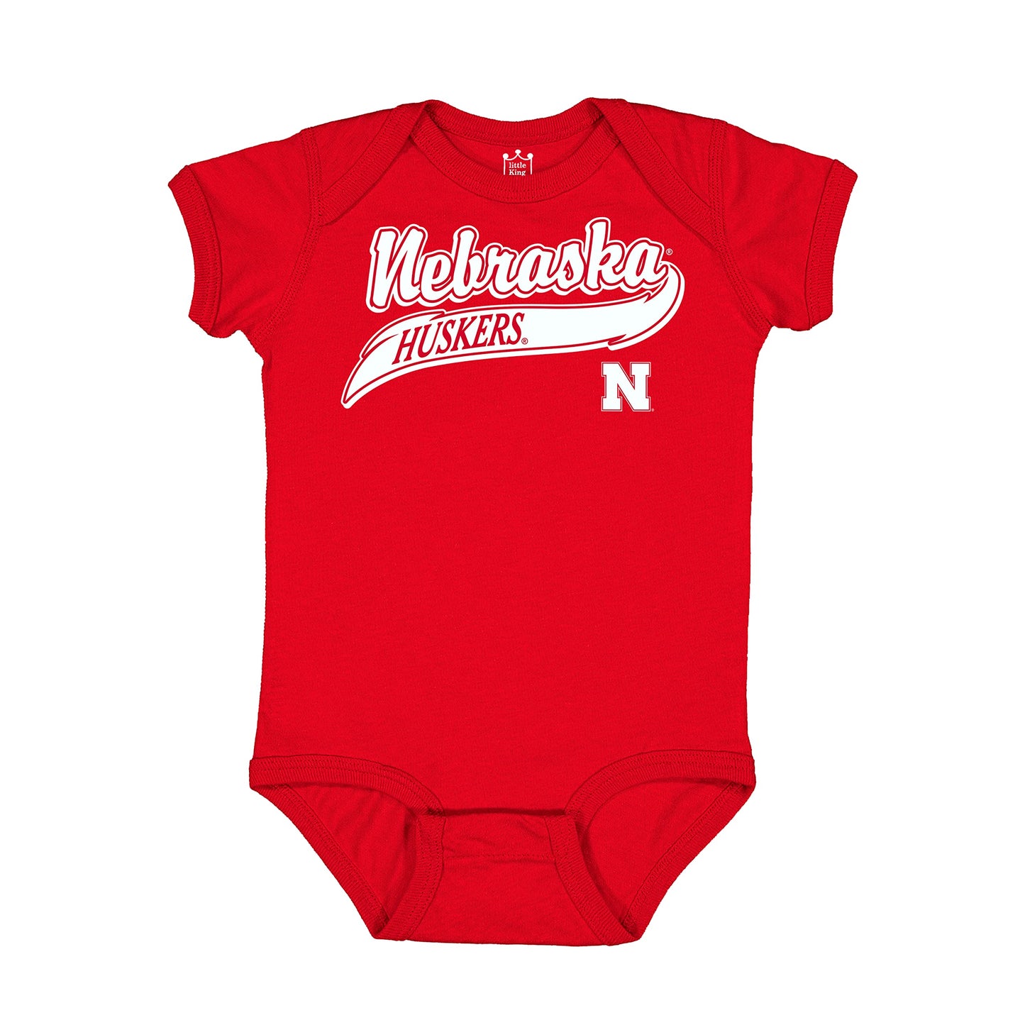 Little King NCAA Short Sleeve Onesie-Varsity Logo
