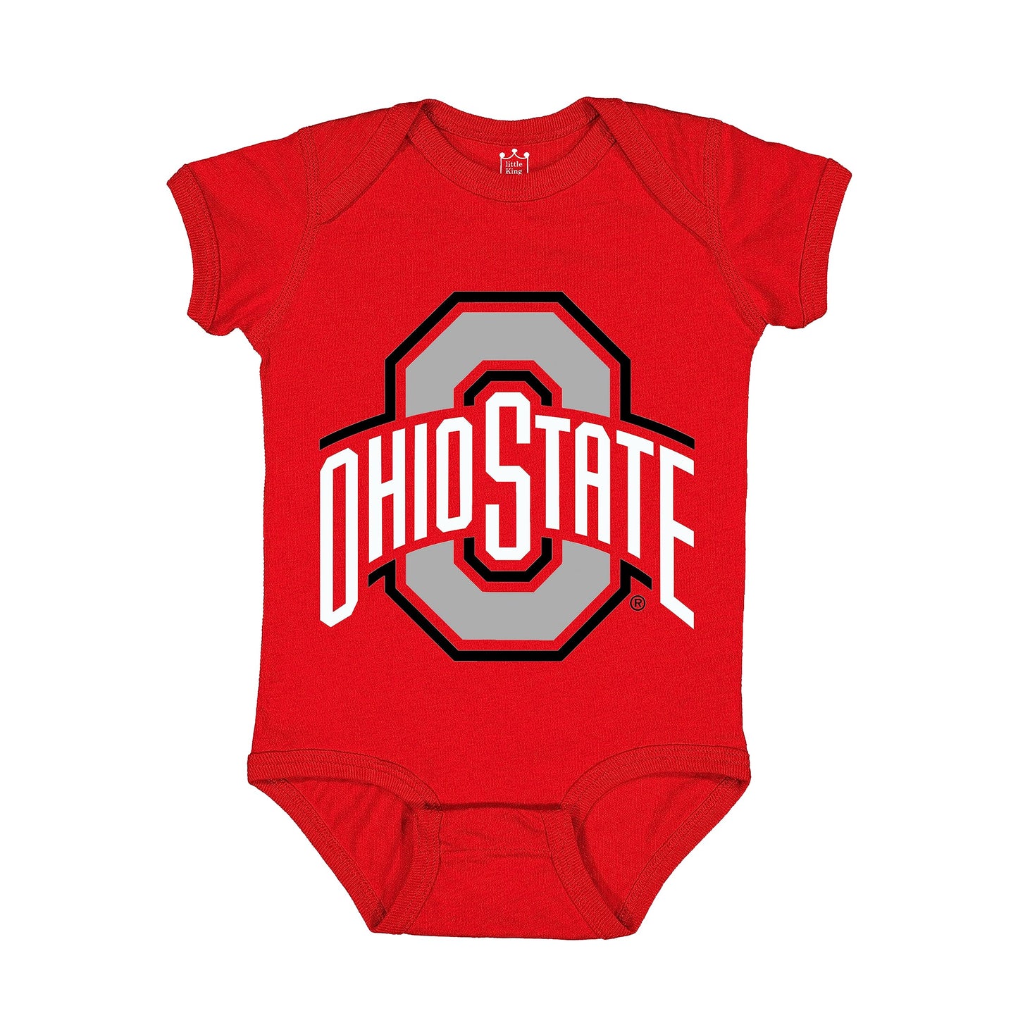 Little King NCAA Short Sleeve Onesie-Big Logo