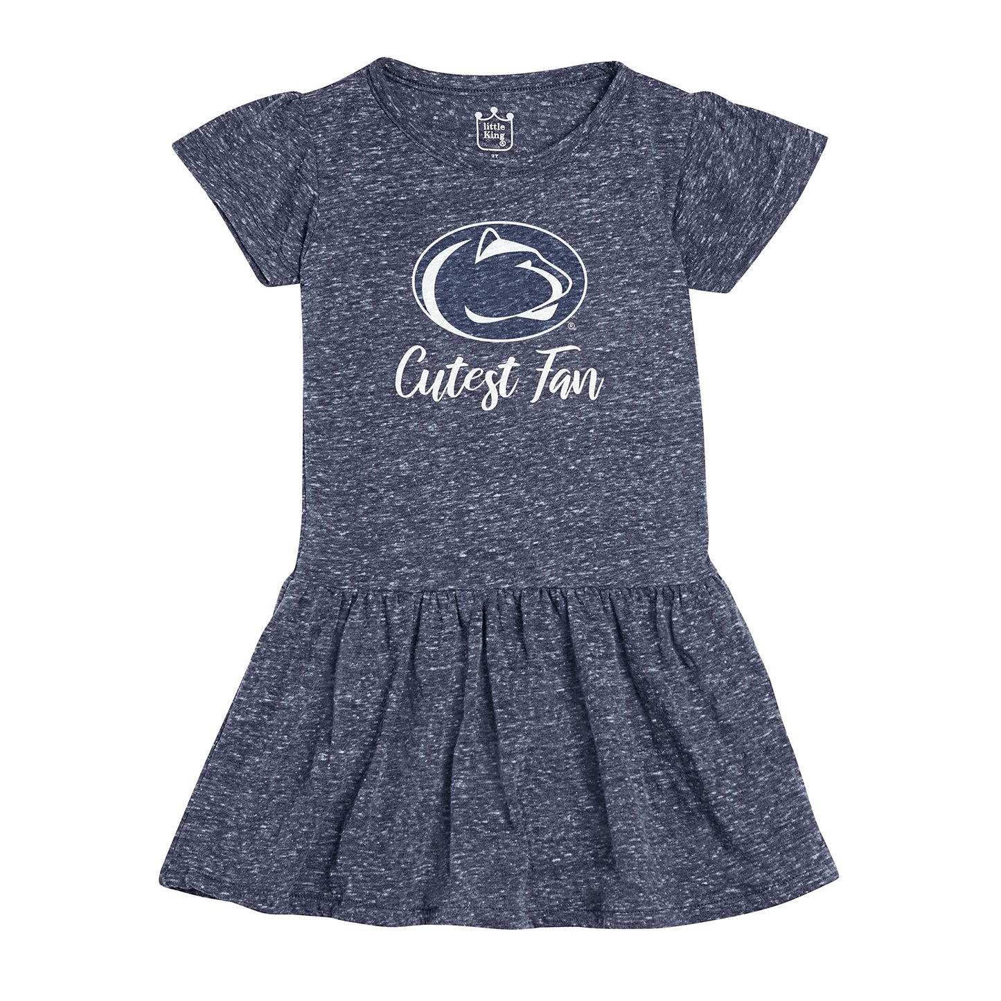 Little King NCAA Infant Girls Knobby Dress-Cutest Fan