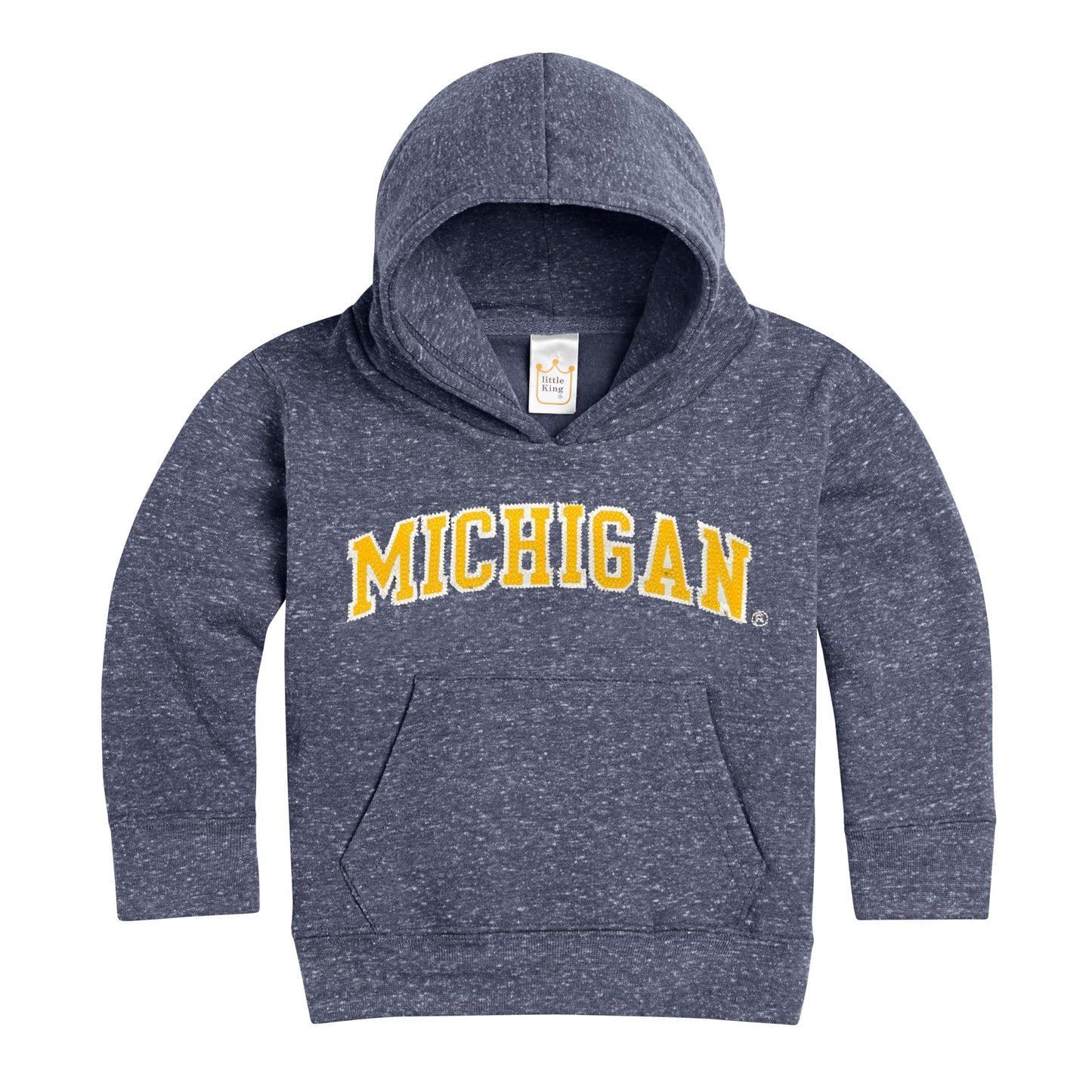 Little King NCAA Toddler Boys and Girls Knobby Hoodie Sweatshirt With Tackle Twill Letters