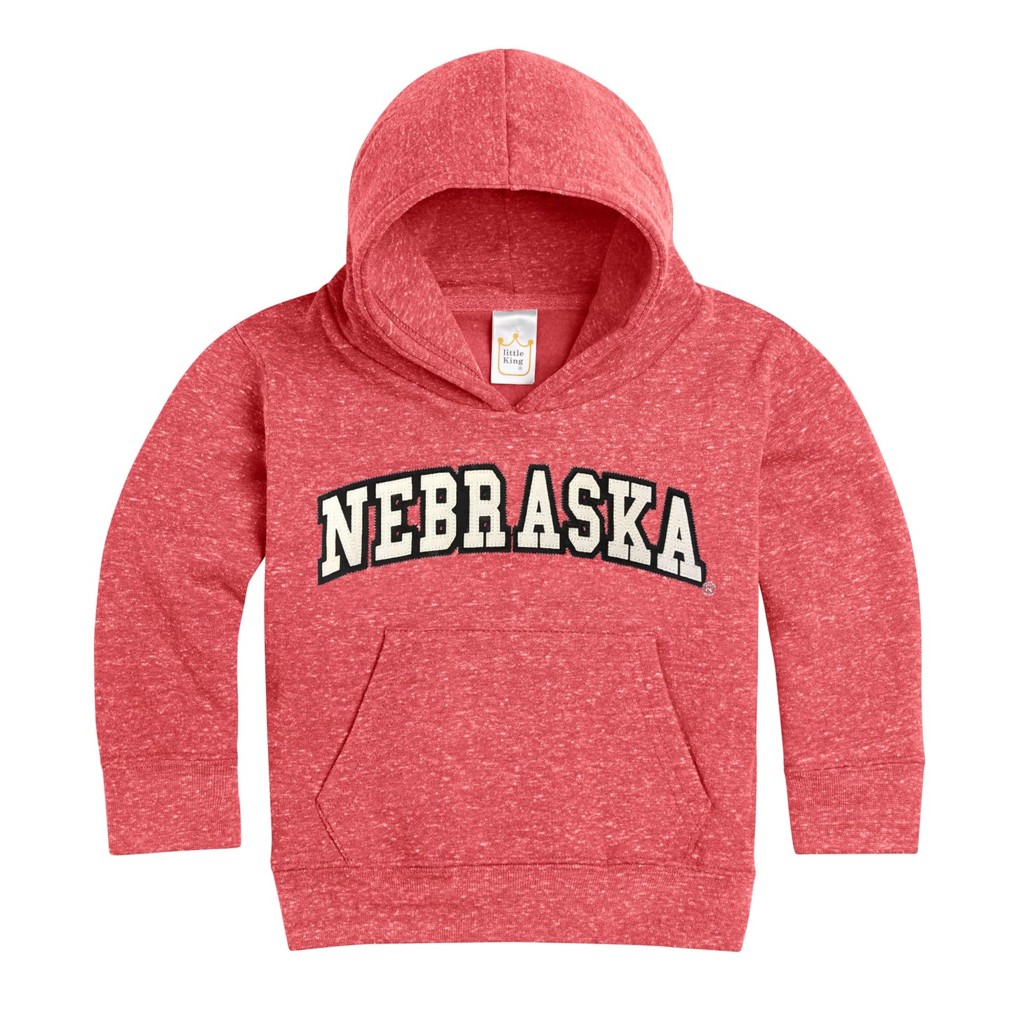 Little King NCAA Toddler Boys and Girls Knobby Hoodie Sweatshirt With Tackle Twill Letters