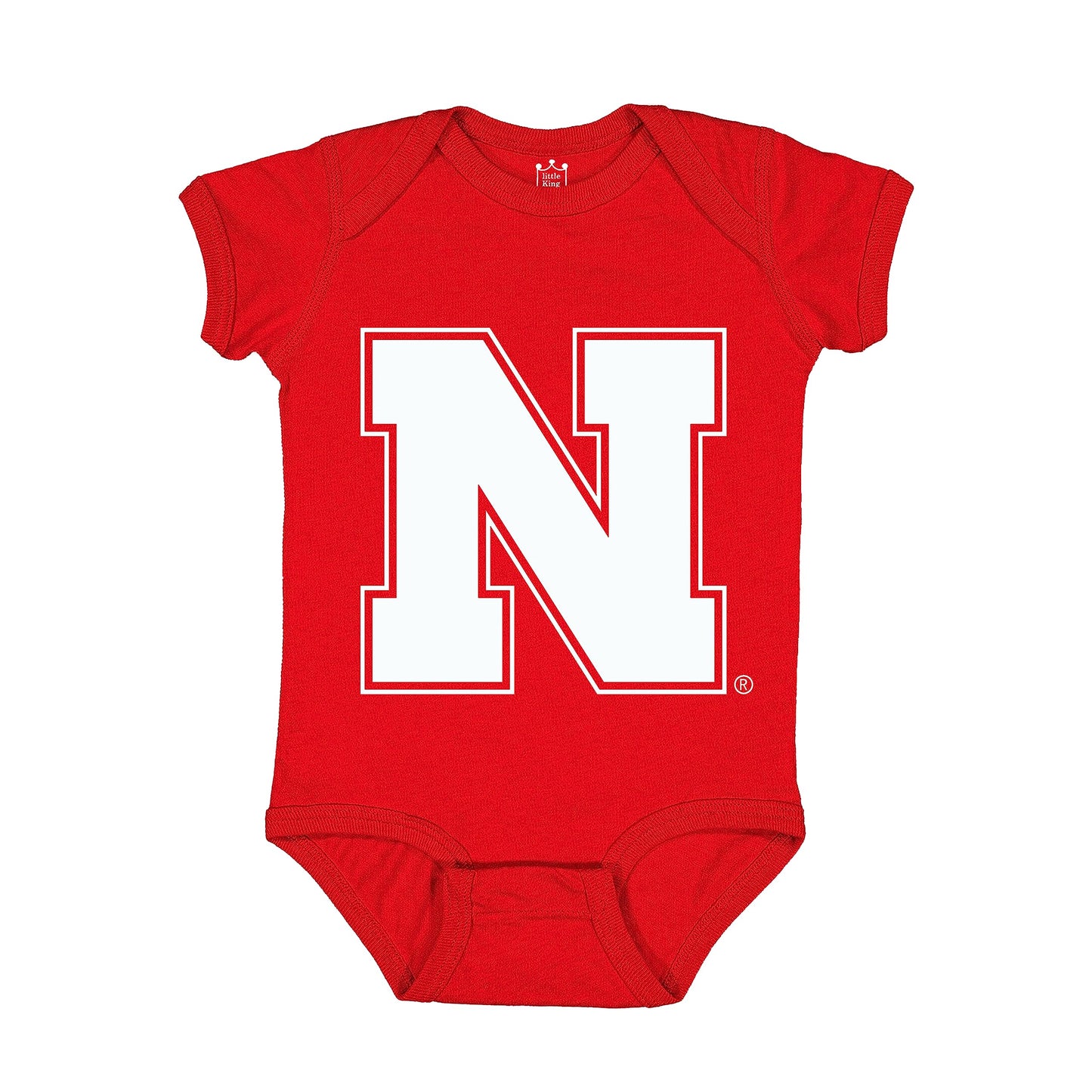 Little King NCAA Short Sleeve Onesie-Big Logo