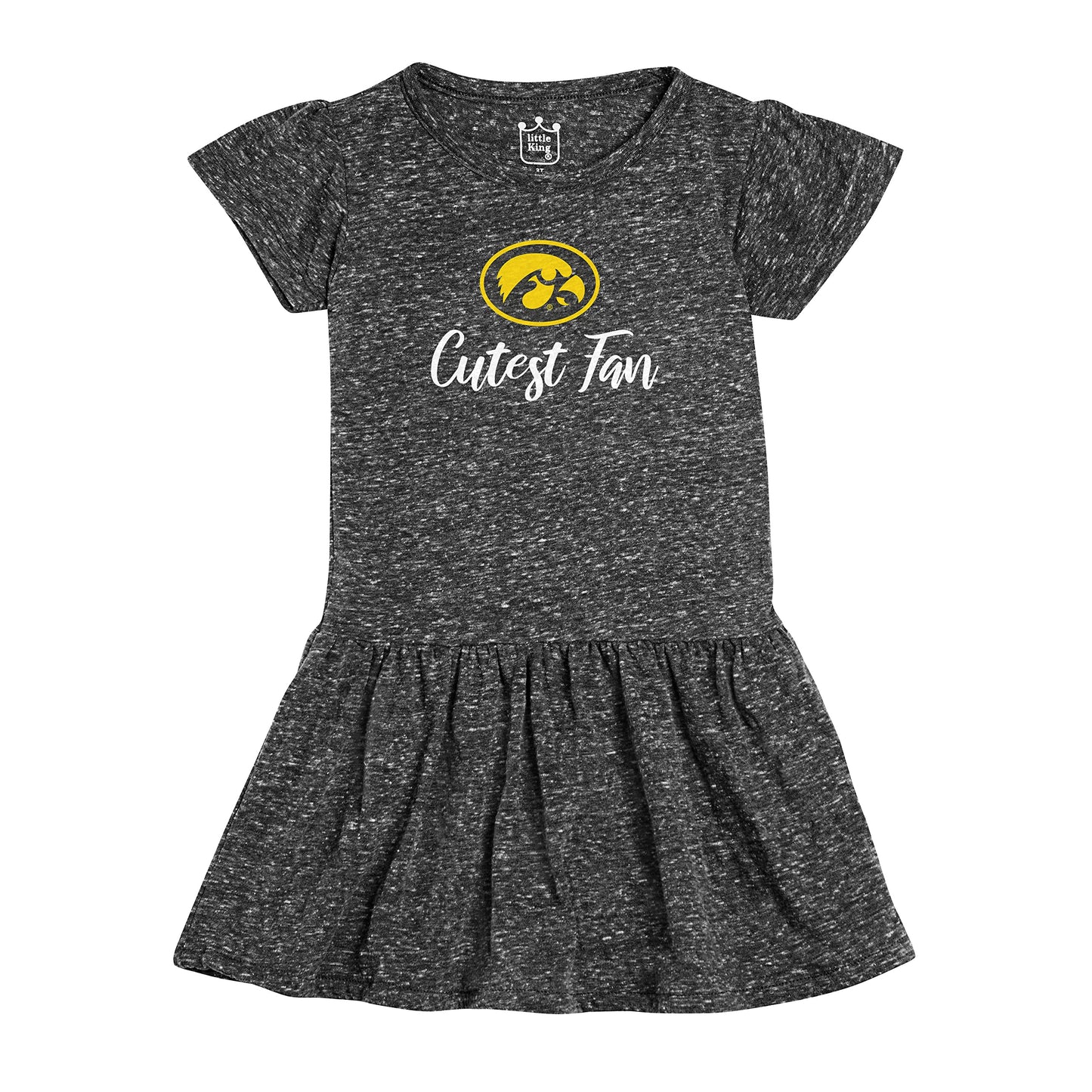 Little King NCAA Infant Girls Knobby Dress-Cutest Fan