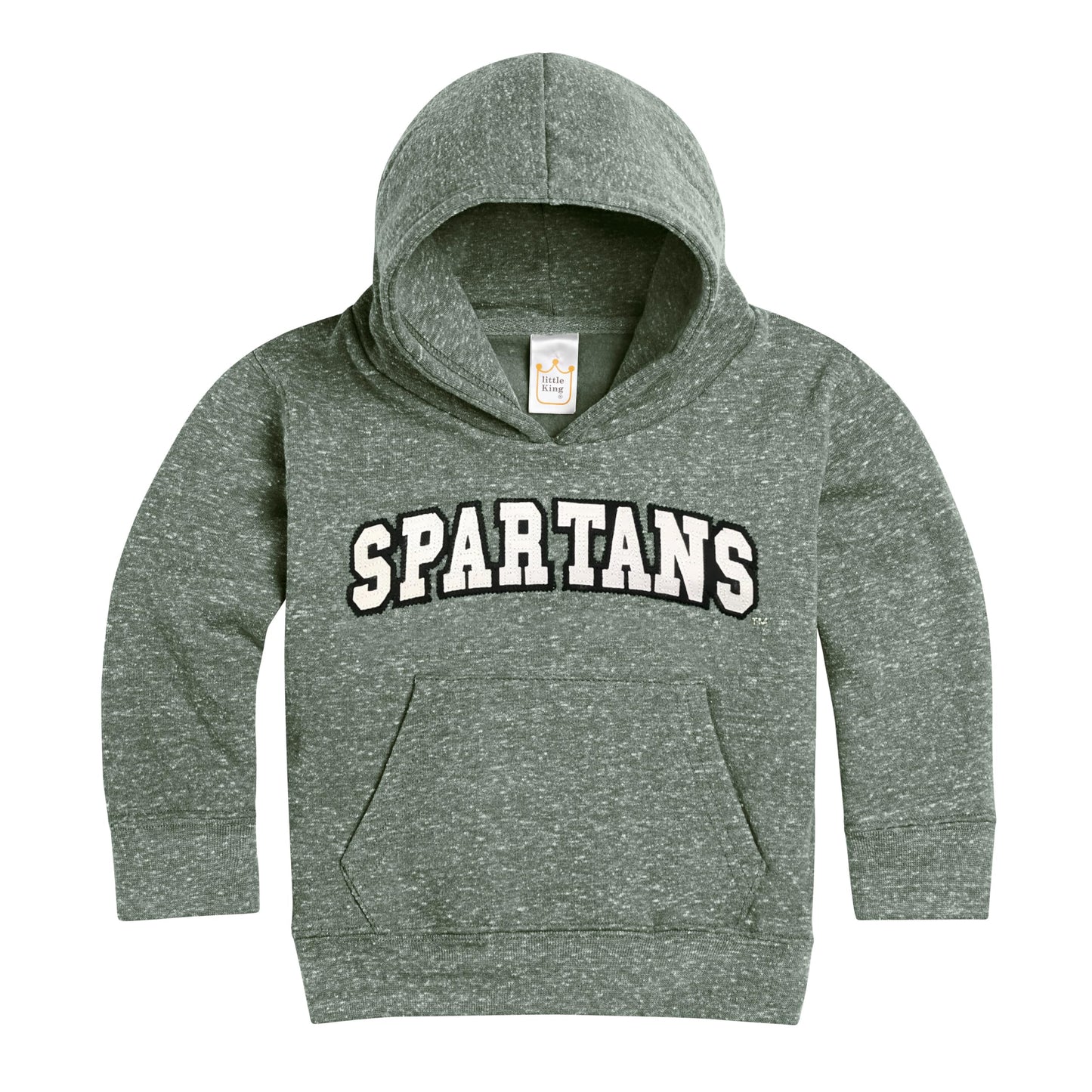 Little King NCAA Toddler Boys and Girls Knobby Hoodie Sweatshirt With Tackle Twill Letters