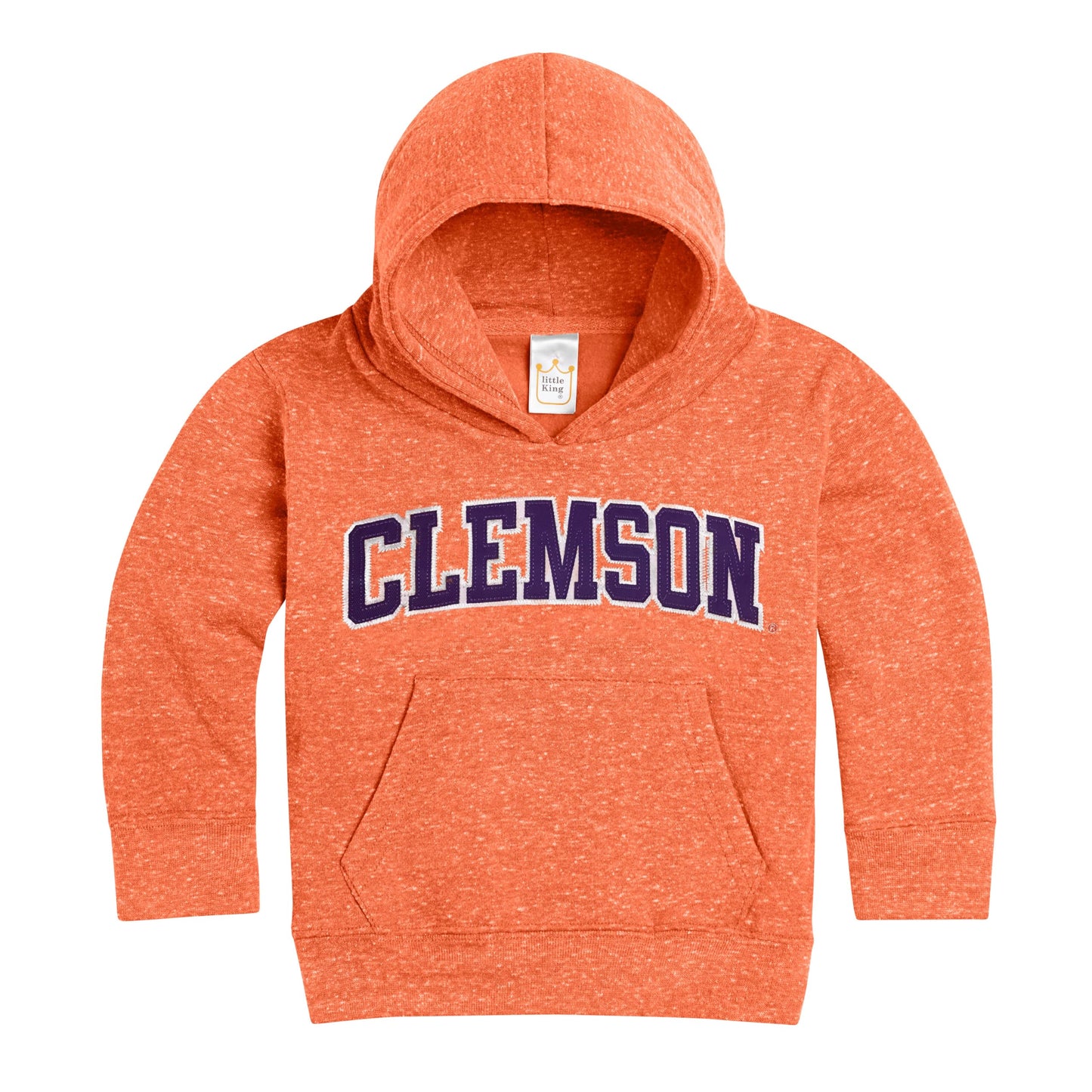 Little King NCAA Toddler Boys and Girls Knobby Hoodie Sweatshirt With Tackle Twill Letters