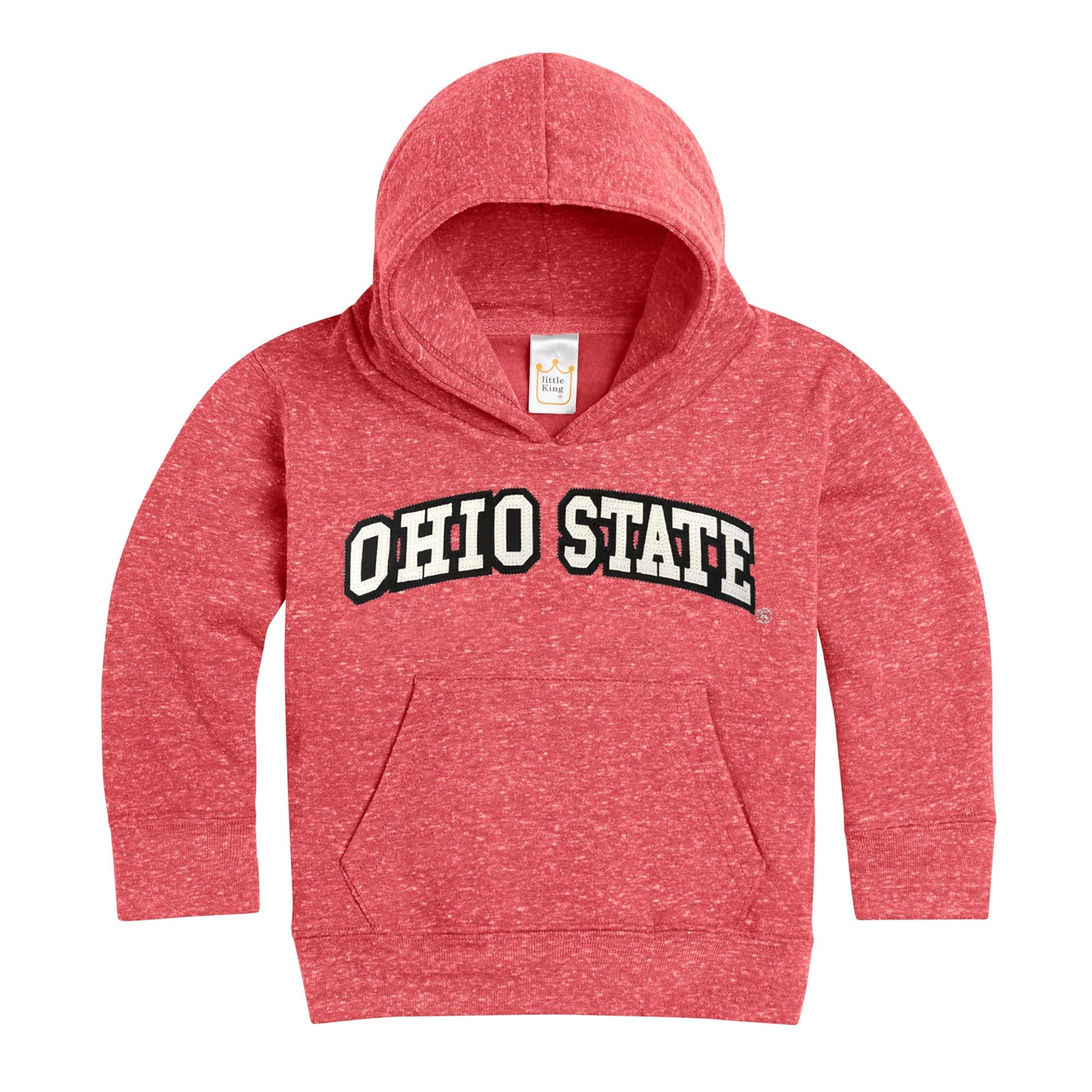 Little King NCAA Toddler Boys and Girls Knobby Hoodie Sweatshirt With Tackle Twill Letters