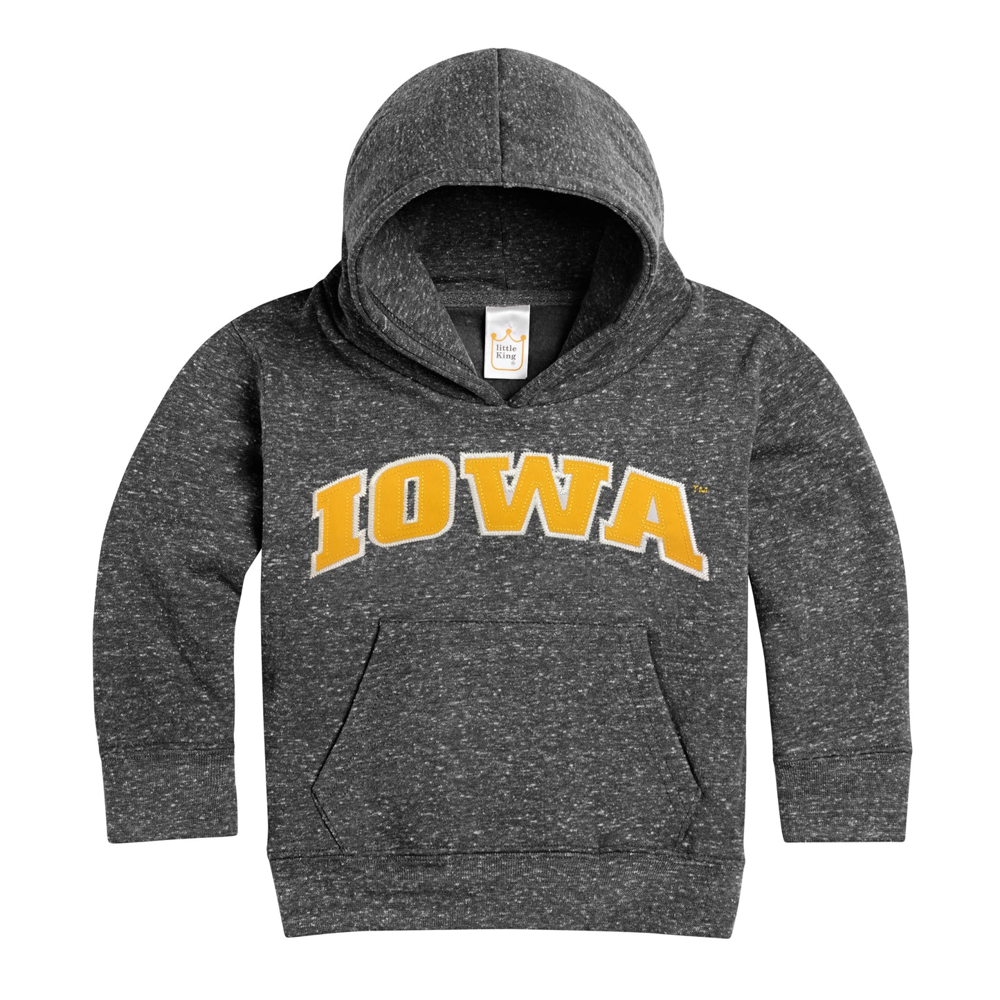 Little King NCAA Toddler Boys and Girls Knobby Hoodie Sweatshirt With Tackle Twill Letters