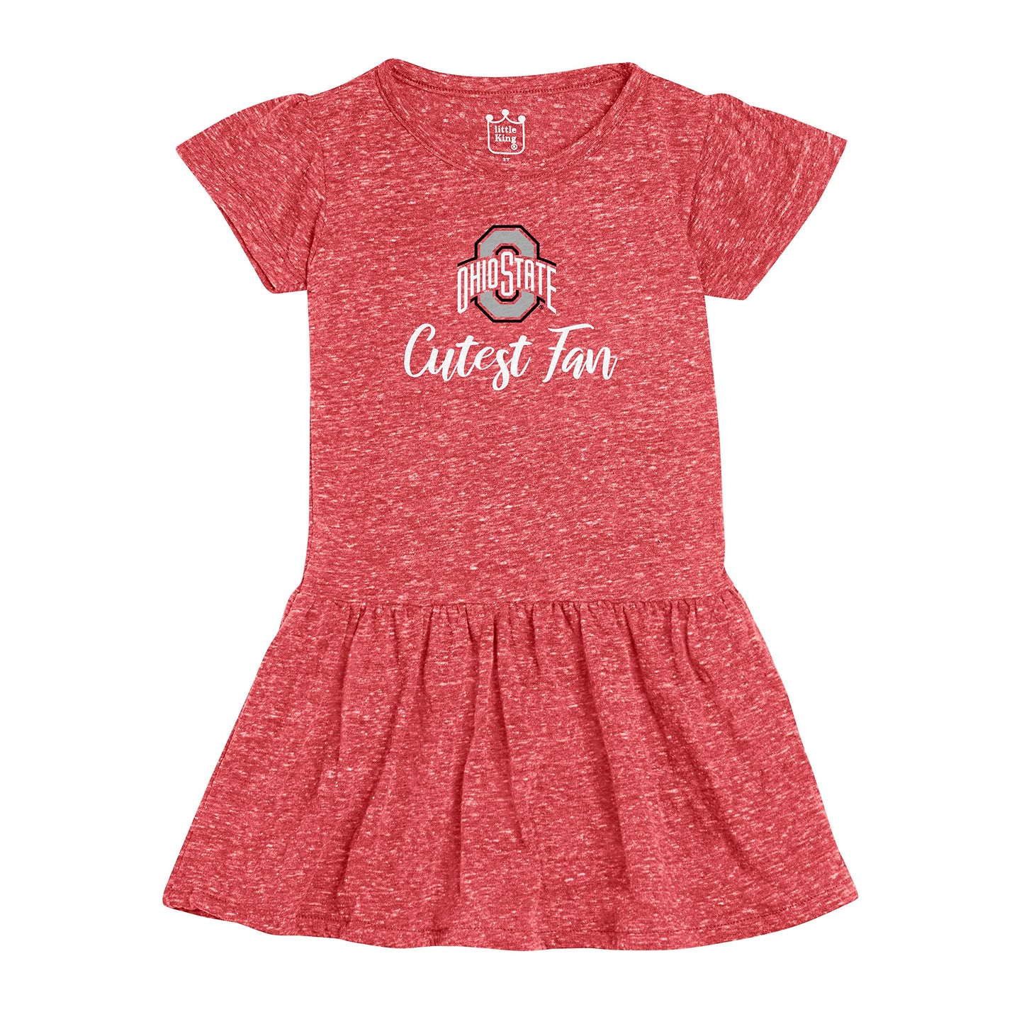 Little King NCAA Infant Girls Knobby Dress-Cutest Fan