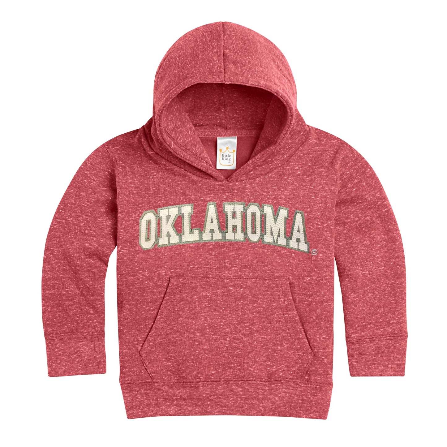Little King NCAA Toddler Boys and Girls Knobby Hoodie Sweatshirt With Tackle Twill Letters