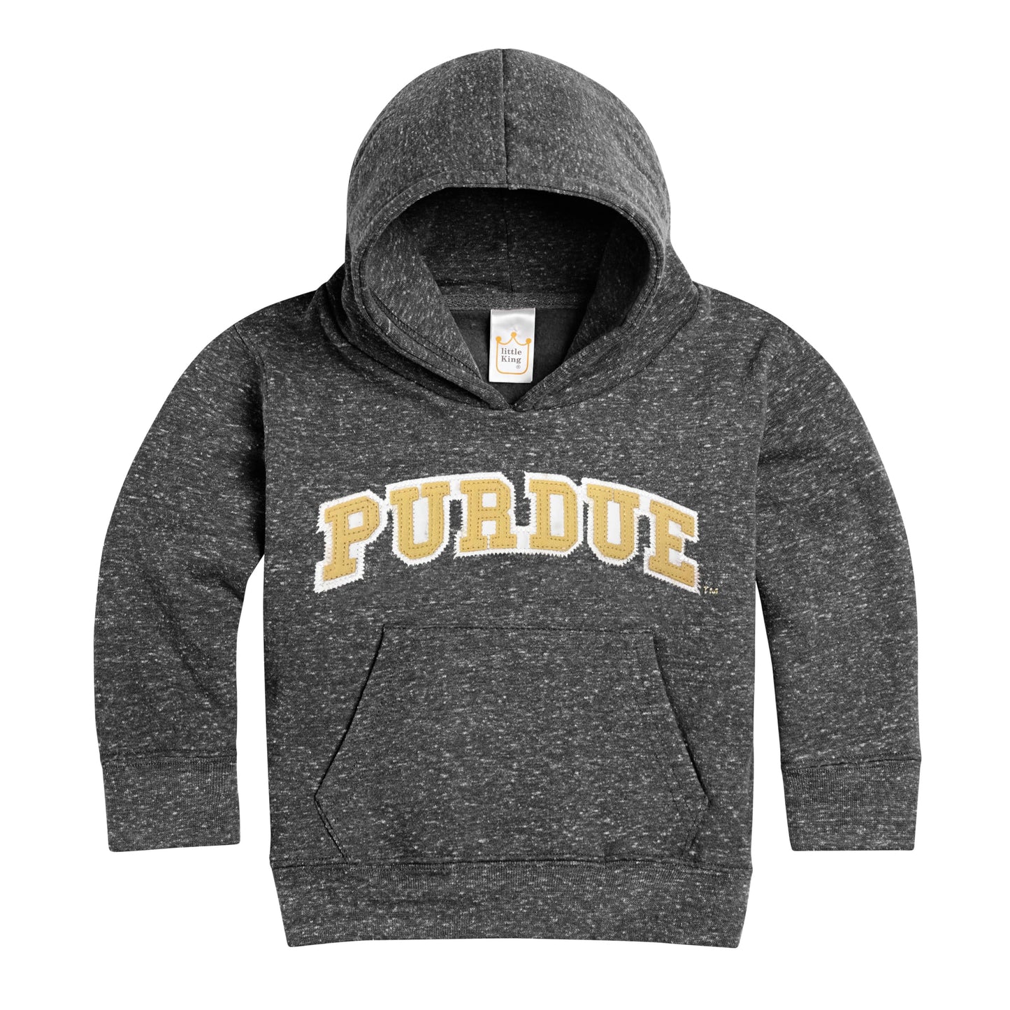 Little King NCAA Toddler Boys and Girls Knobby Hoodie Sweatshirt With Tackle Twill Letters