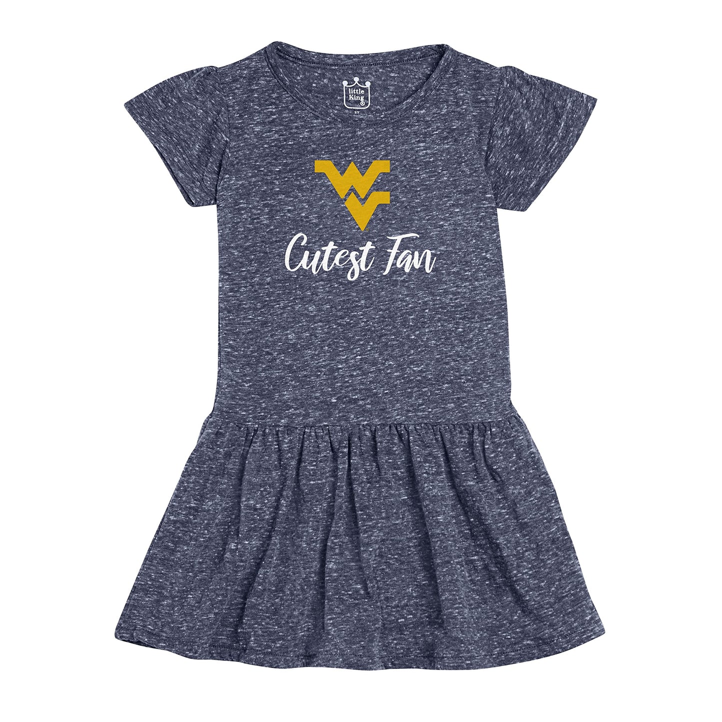 Little King NCAA Infant Girls Knobby Dress-Cutest Fan