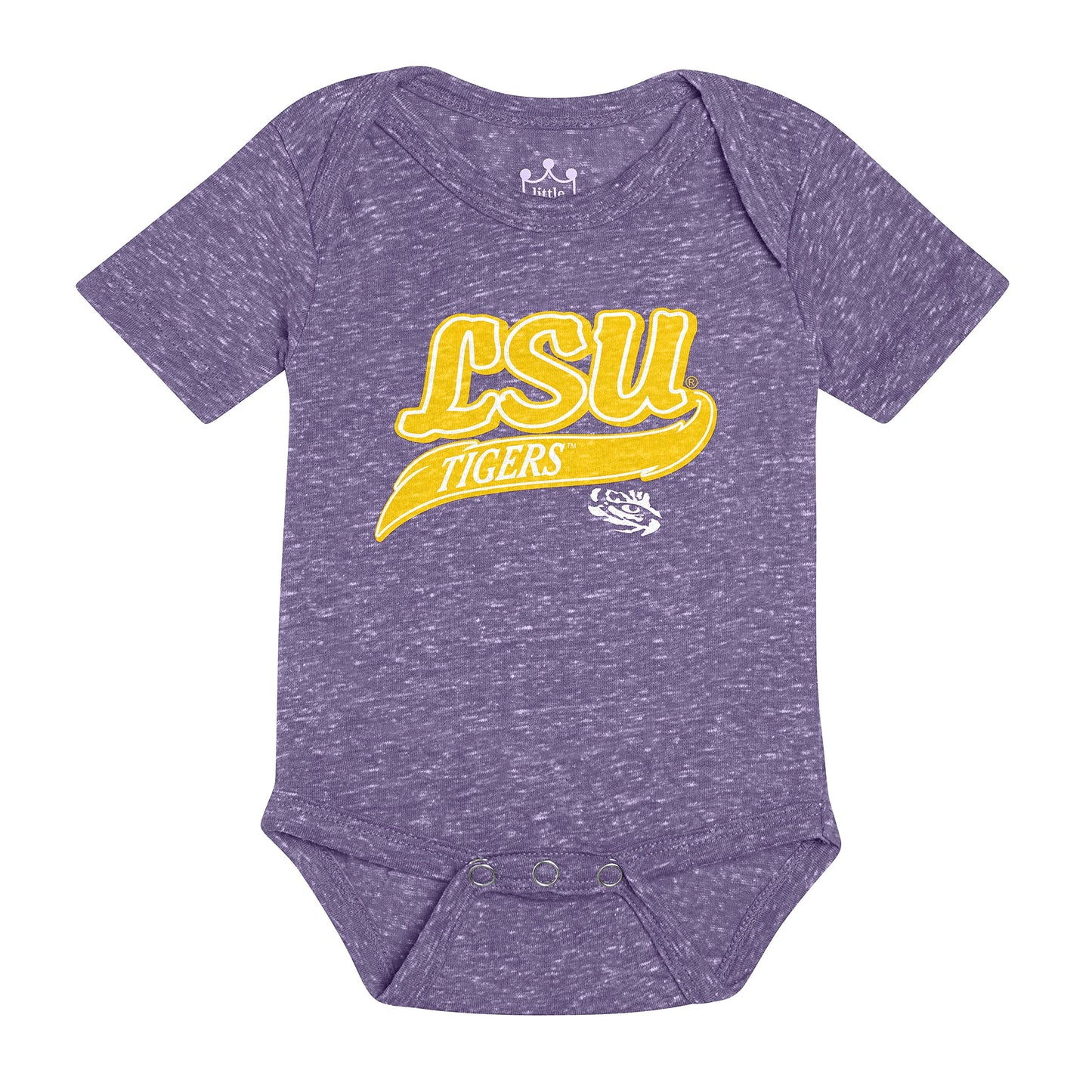 Little King NCAA Knobby Short Sleeve Onesie Infant