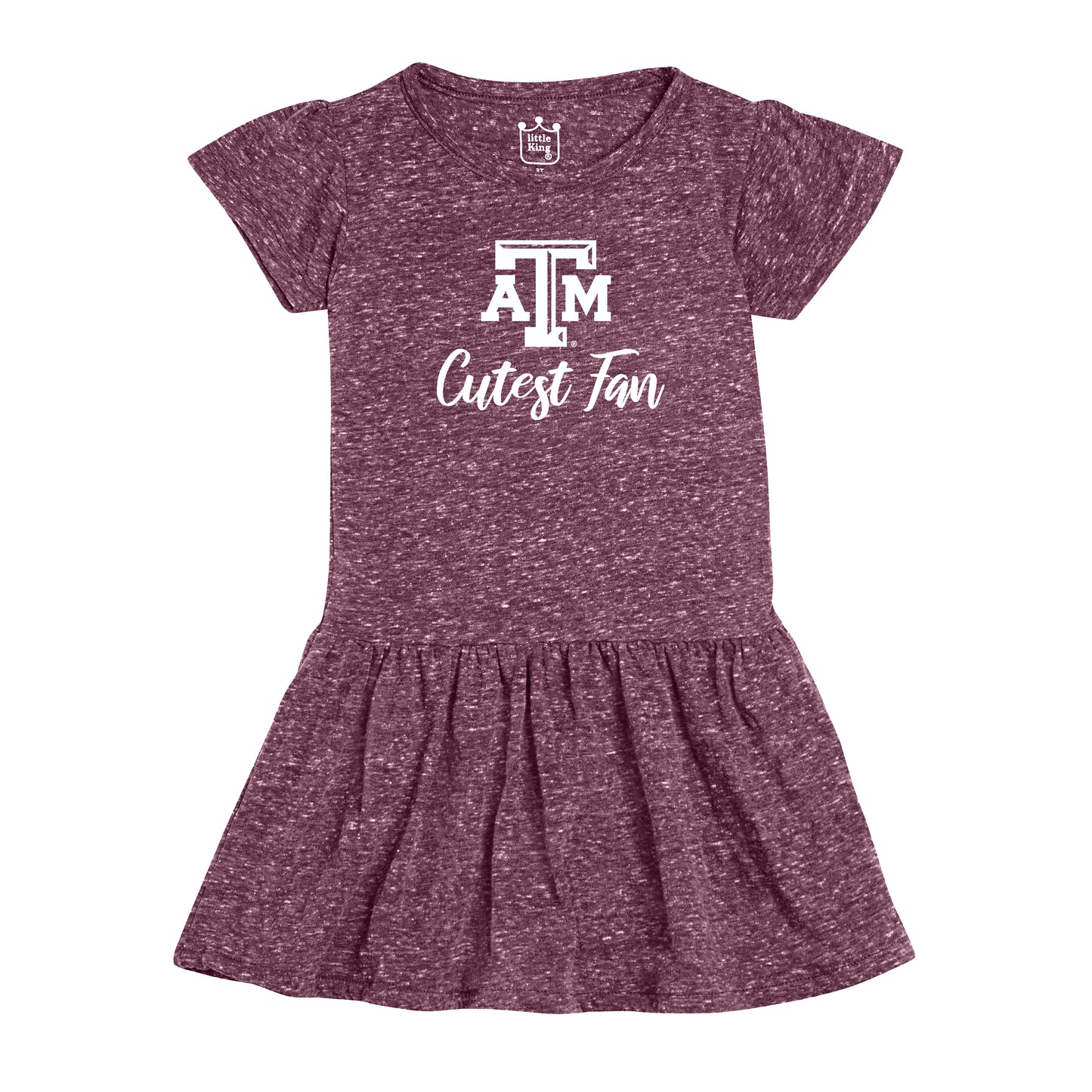 Maroon & White Toddler Game Day Outfit