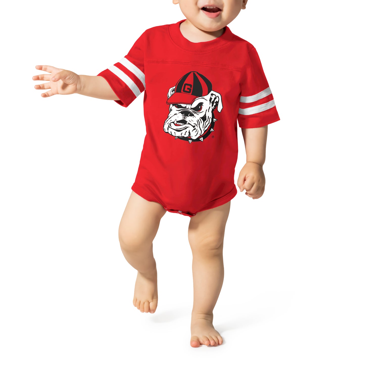 Red & Black Baby Game Day Outfit