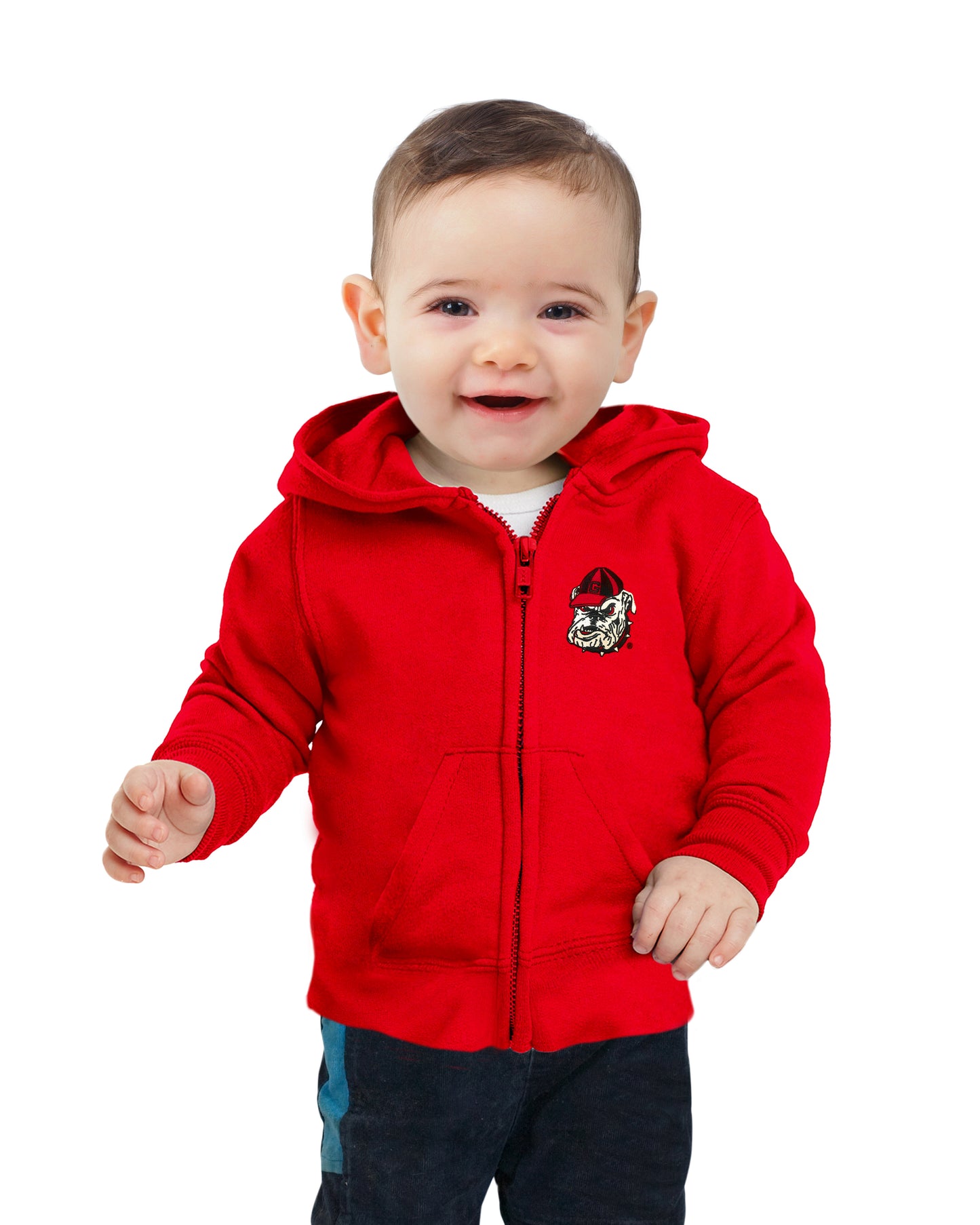 Red & Black Baby Game Day Outfit