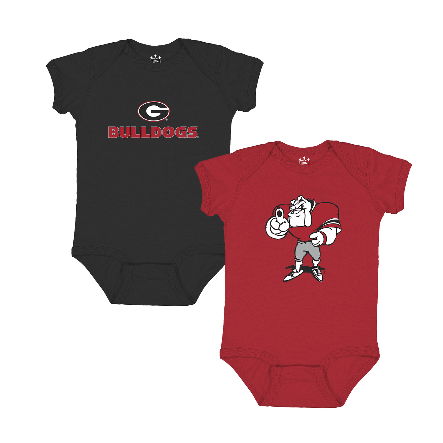 Red & Black Baby Game Day Outfit