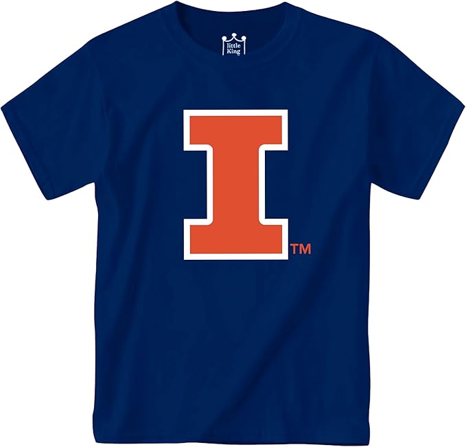 Navy & Orange Toddler Game Day Outfit