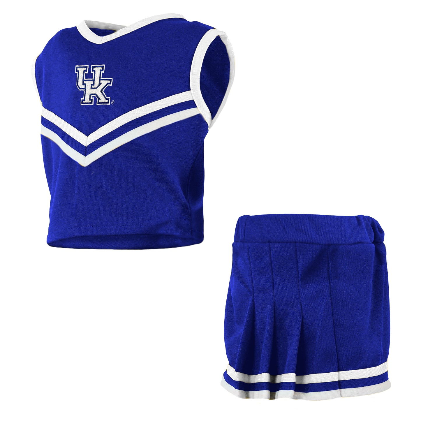 Little King NCAA Toddler/Youth Girls Team 2 Piece Cheer Dress-Sizes 2T 3T 4T 6
