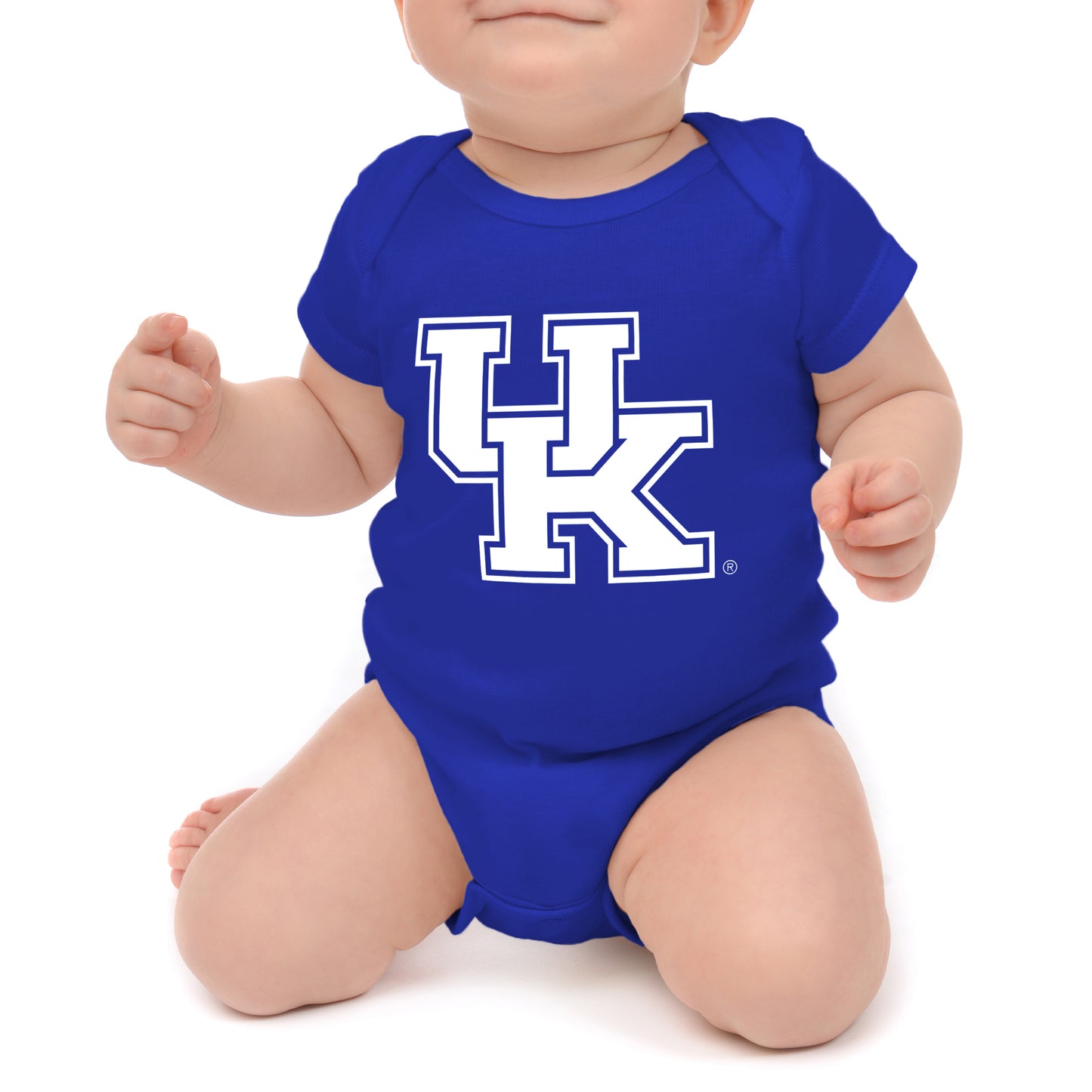 Little King NCAA Short Sleeve Romper-Big Logo -Sizes 0-3M 6M 12M 18M