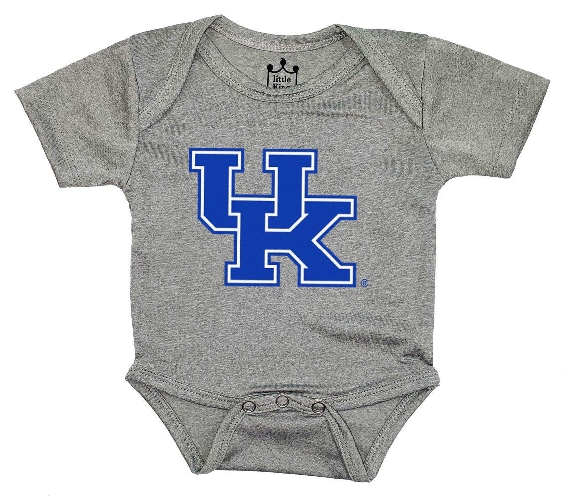 Little King NCAA Short Sleeve Tech Bodysuit-Big Logo-100% Polyester-Infant Sizes 0-3M 6M 12M 18M