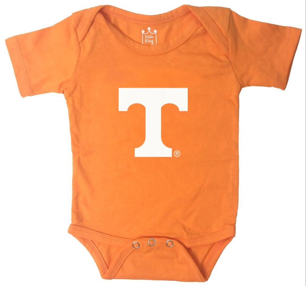 Little King NCAA Short Sleeve Romper-Big Logo-Infant Sizes 0-3M 6M 12M 18M