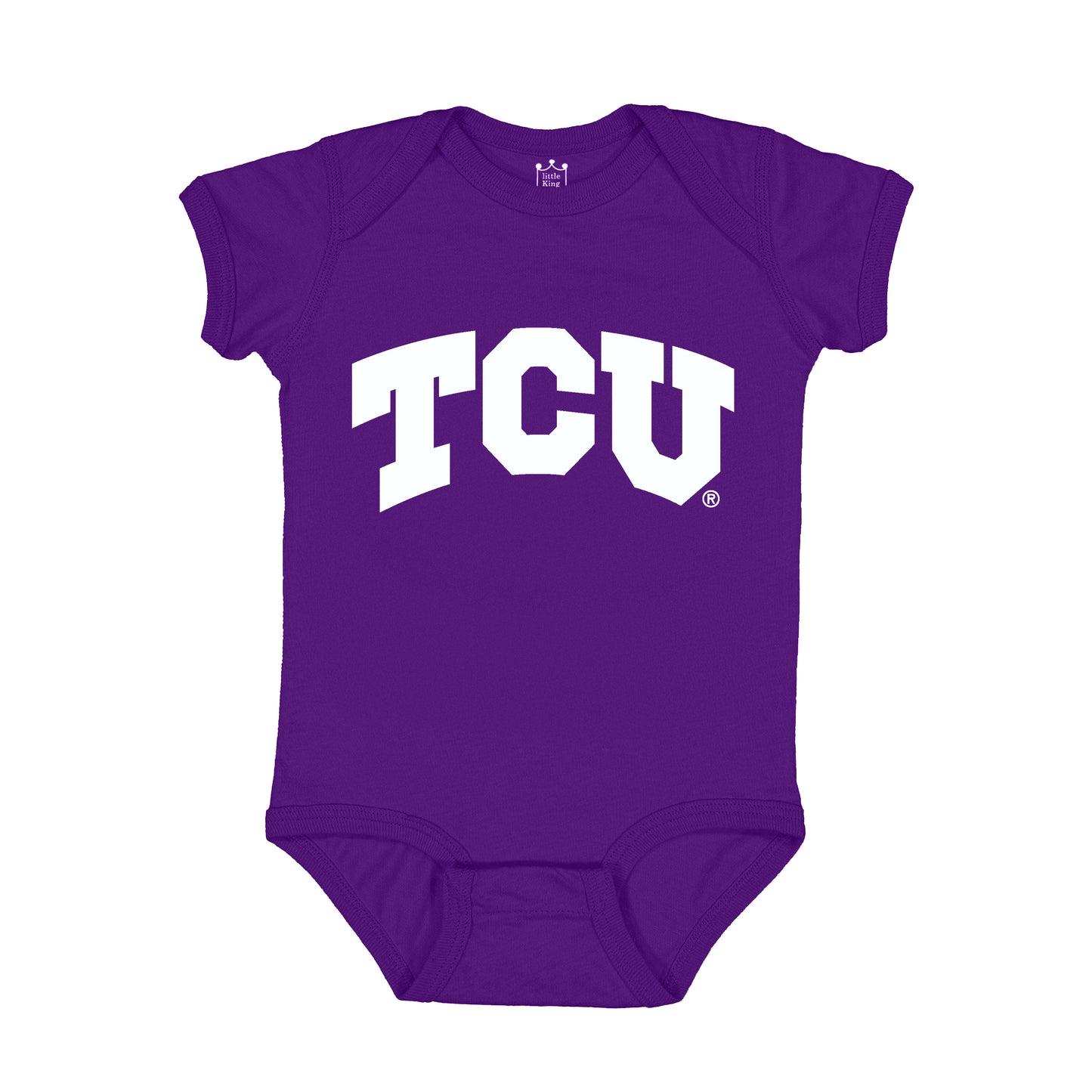 Purple & White Baby Game Day Outfit