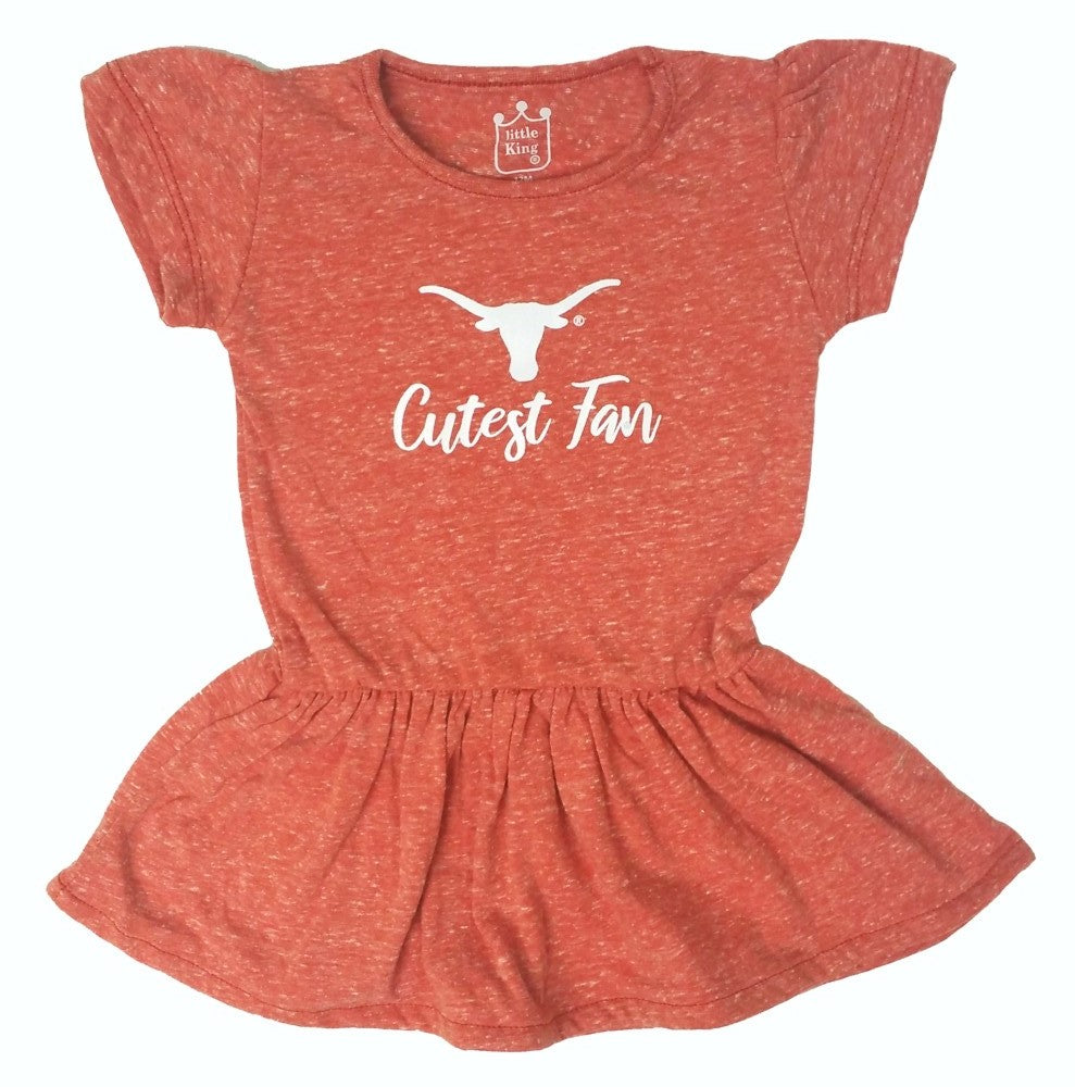 Orange & White Toddler Game Day Outfit