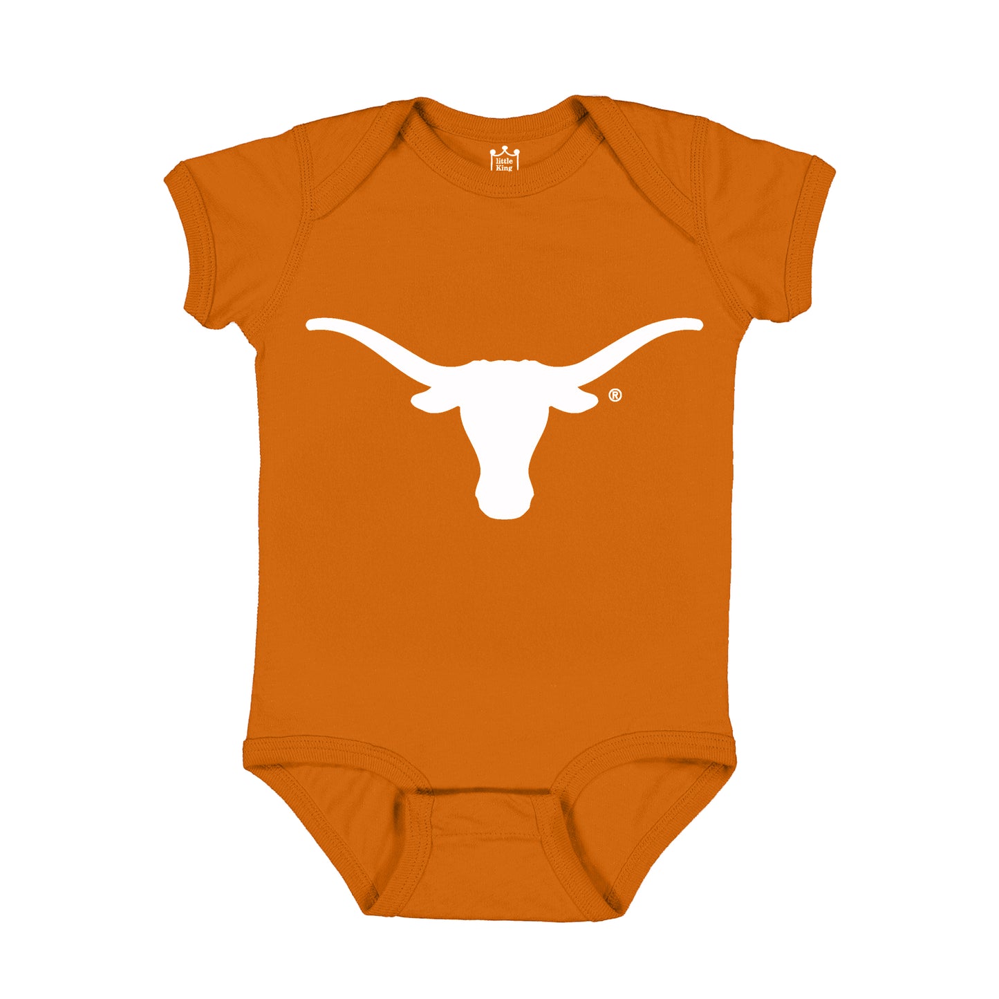 Orange & White Infant Game Day Outfit