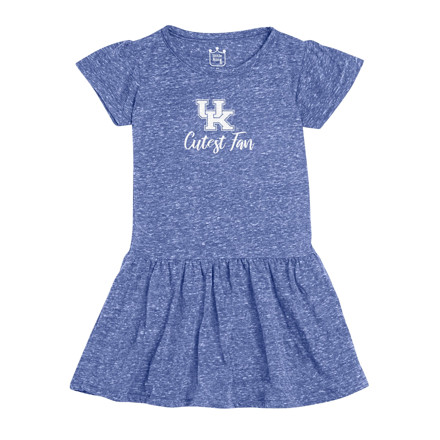 Little King NCAA Toddler Girls Knobby Dress-Cutest Fan-Sizes 2T 3T 4T