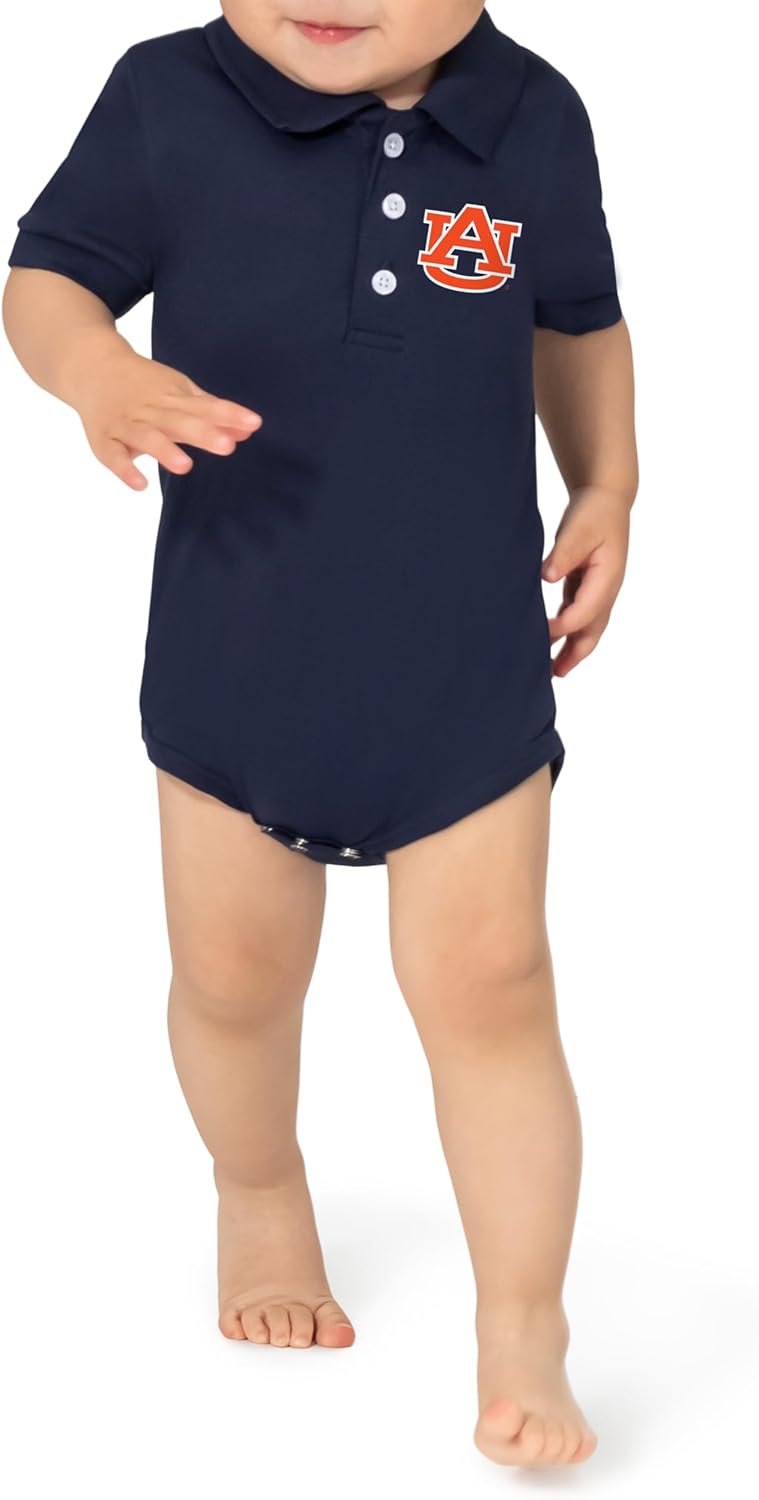 Little King NCAA Short Sleeve Poly-Tech Infant Polo Onesie -Infant Sizes 6M 12M 18M 2T