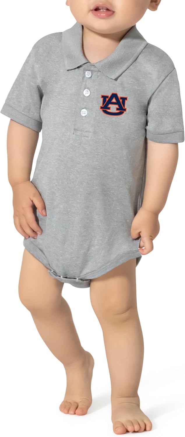 Little King NCAA Short Sleeve Poly-Tech Infant Polo Onesie -Infant Sizes 6M 12M 18M 2T