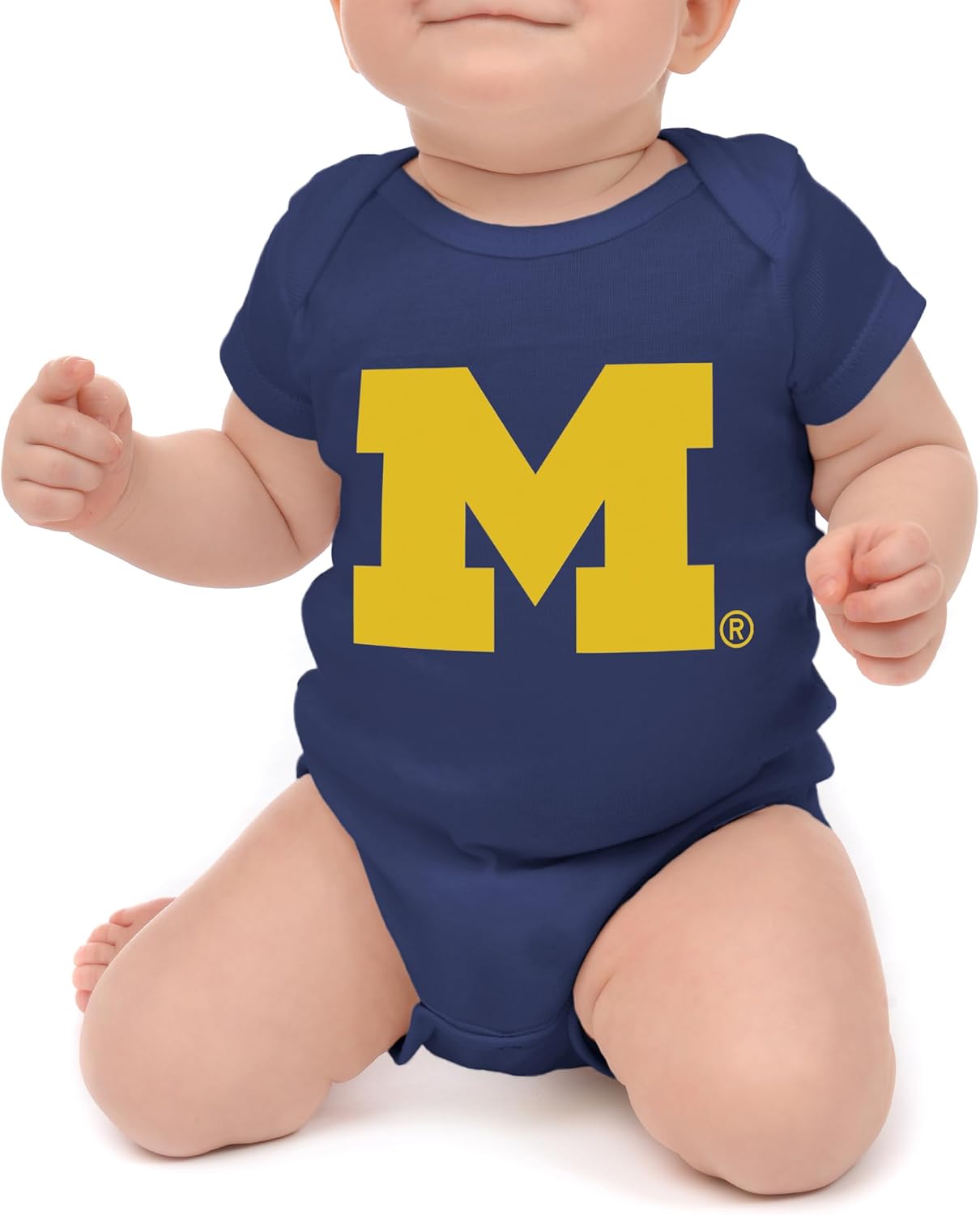 Little King NCAA Short Sleeve Onesie-Big Logo