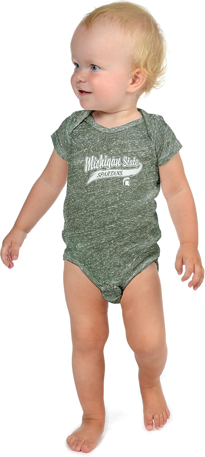 Little King NCAA Knobby Short Sleeve Onesie Infant