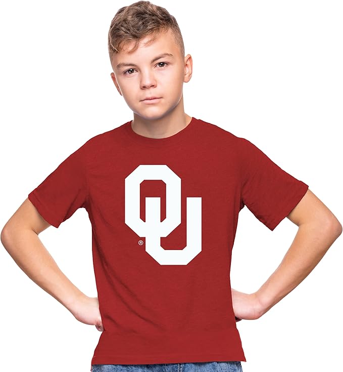 Little King NCAA Boys Youth-Big Time Logo-Short Sleeve Tee-Team Colors