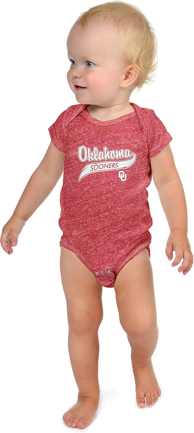 Little King NCAA Knobby Short Sleeve Onesie Infant