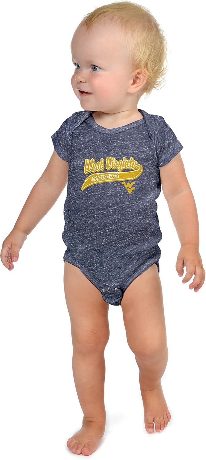 Little King NCAA Knobby Short Sleeve Onesie Infant