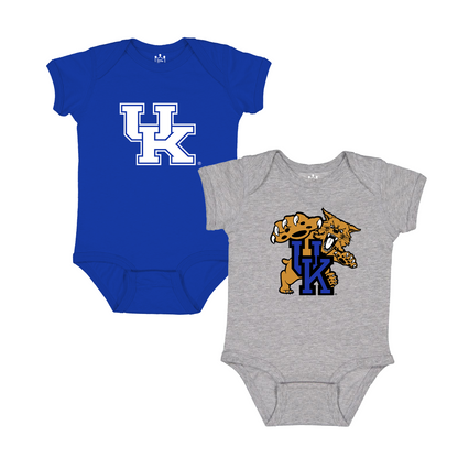 Little King NCAA Onesie Cotton 2-pack 100% Cotton Infant Sizes 0-3M 6M 12M 18M