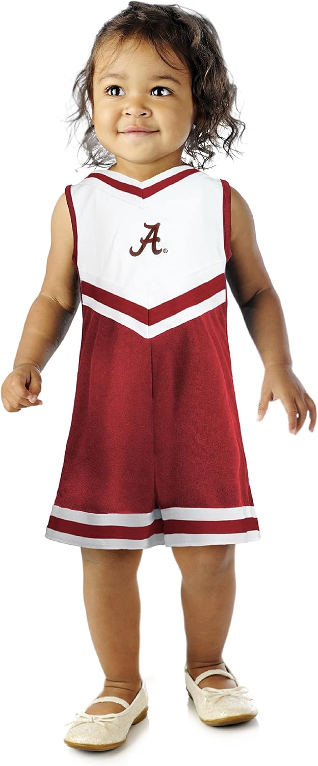 Little King NCAA Toddler/Youth Girls Team Cheer Jumper Dress