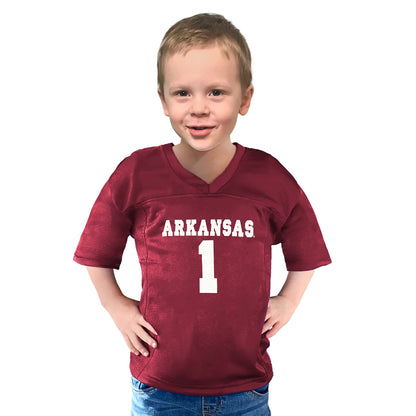 Little King NCAA Toddler-Touchdown Pass-Team Football Jersey-Sizes