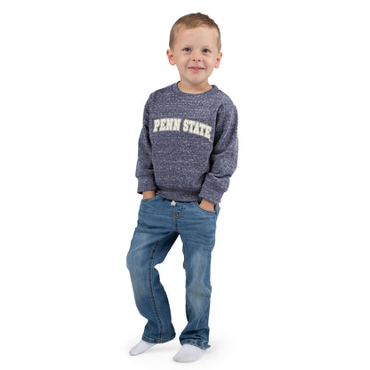 Little King NCAA Toddler Boys and Girls Crewneck Knobby Sweatshirt With Tackle Twill Letters