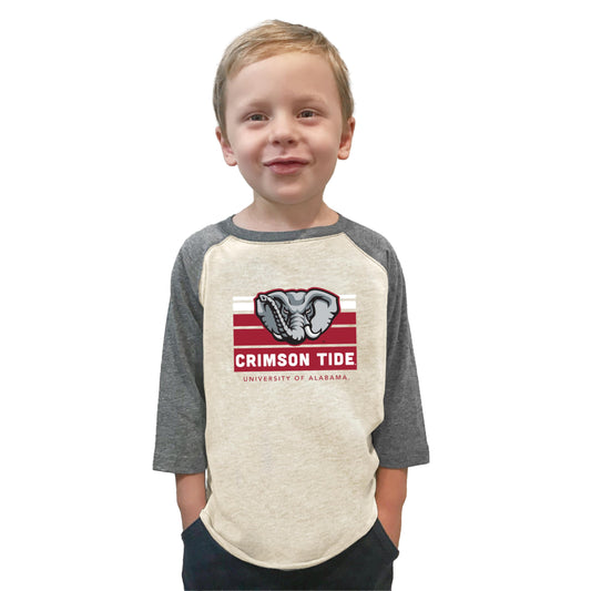 Little King NCAA Boys Toddler 3/4 Raglan T-Shirt-Team Logo Toddler