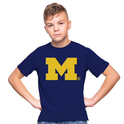 Little King NCAA Boys Youth-Big Time Logo-Short Sleeve Tee-Team Colors