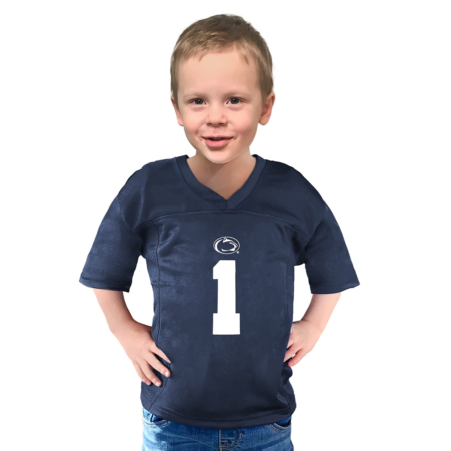 Little King NCAA Toddler-Touchdown Pass-Team Football Jersey-Sizes