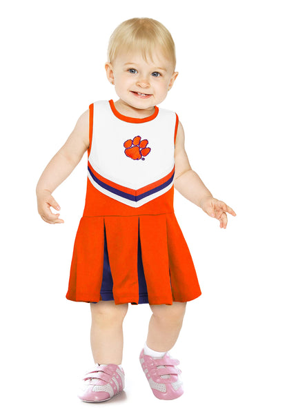 Little King NCAA Infant/Toddler Girls One Piece Team Cheer Jumper Dress