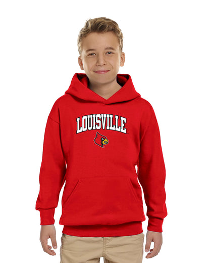 Little King NCAA Youth Boys Hoodie Sweatshirt-Arch Logo- Team Colors