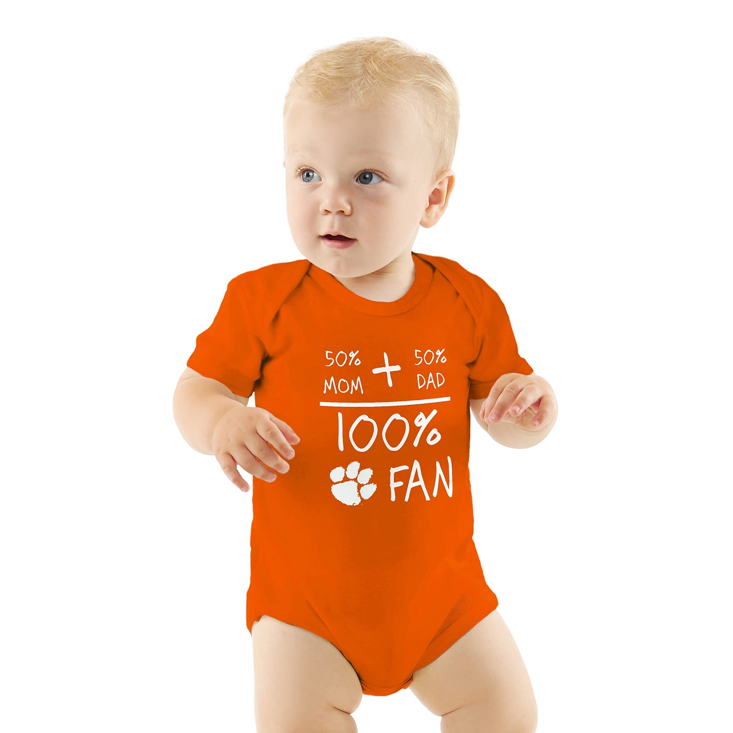 Little King NCAA Short Sleeve-100% Fan- Bodysuit Romper