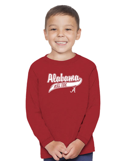 Little King NCAA Infant & Toddler Long Sleeve Tee-Varsity Logo-Team Colors